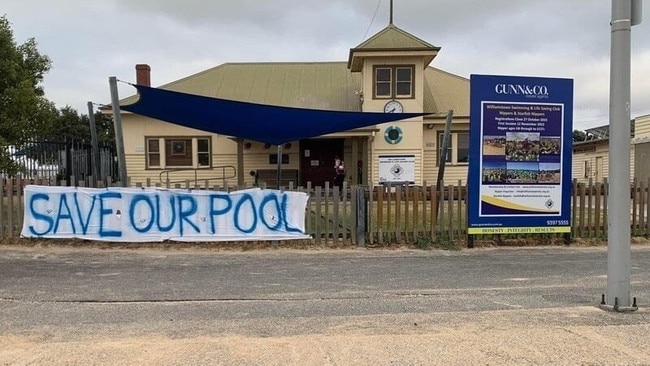 Many members from the Williamstown Swimming and Life Saving Club want to keep the pool where generations of volunteers have been trained. Picture: Supplied