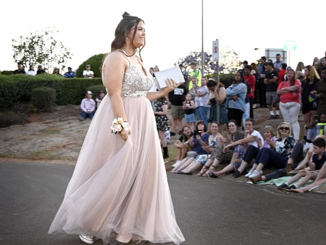 Harristown High School formal 2020 at Highfields Cultural Centre. Bonnie Day.