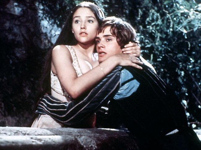 Olivia Hussey was 15 and Leonard Whiting was 16 during the filming of ’Romeo and Juliet.’ Picture: EVERETT COLLECTION/WSJ