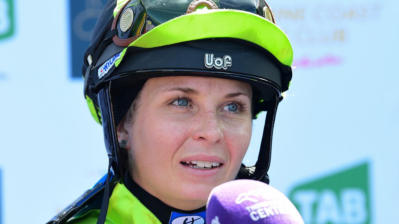 Jockey Kate Cowan at Caloundra. Picture: Trackside Photography