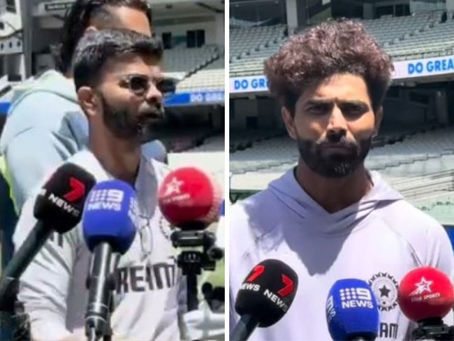 Ravi Jadeja only spoke in Hindi at a press conference.