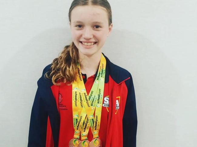 Allegra Crean has been nominated for a School Sports Award. Picture: Supplied