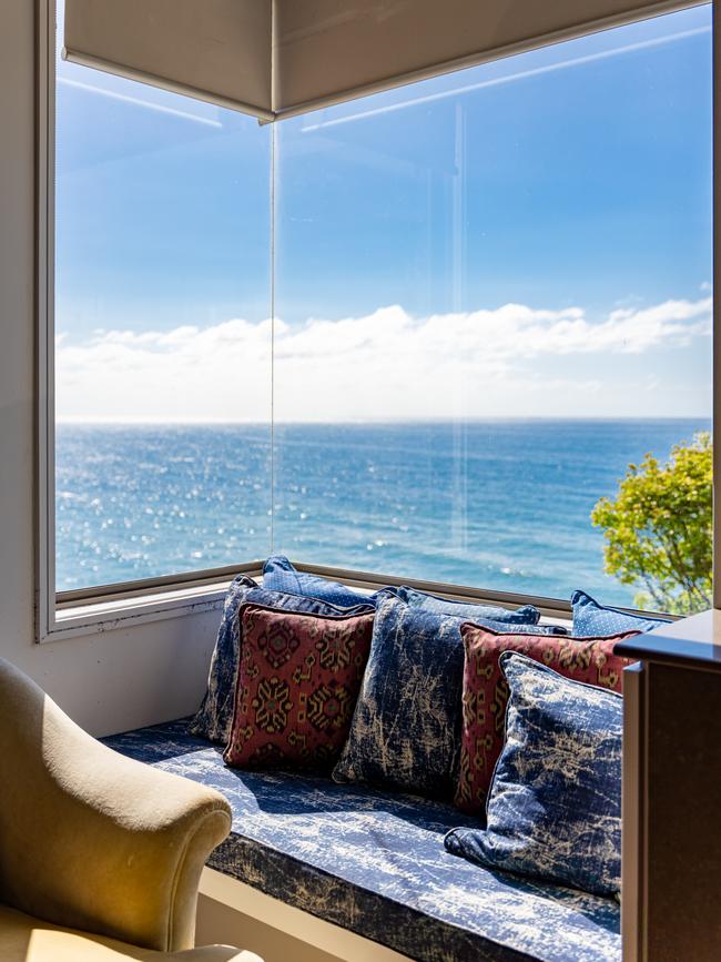 The clifftop home at Scarborough …