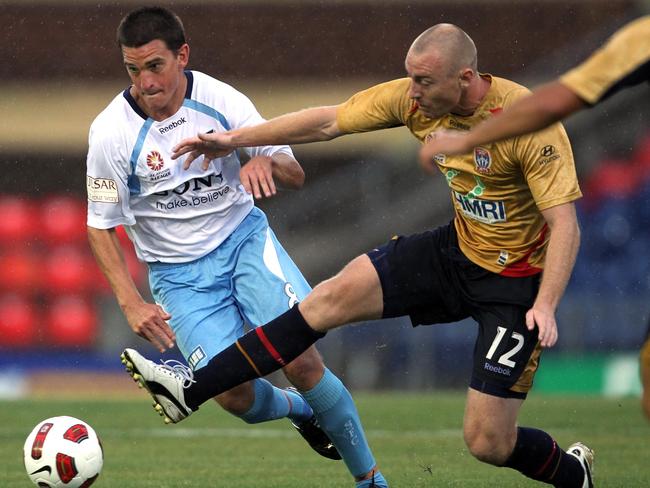 Musialik in action for Sydney FC against the Jets. 