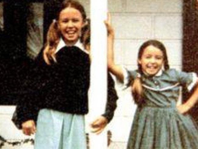 Before it all began: Kylie and Dannii Minogue as children. Picture: Kylie/Instagram.