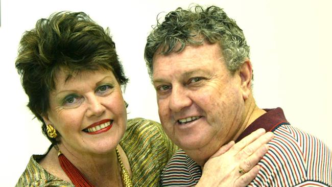 Gold Coast councillor Daphne McDonald with her husband Wal. Picture: Geoff Mclachlan