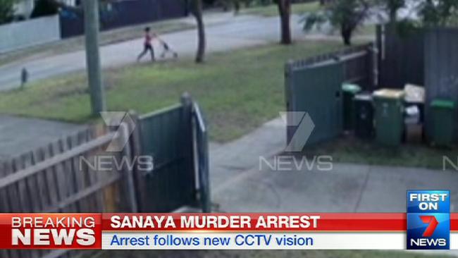 Sofina Nikat is captured on CCTV. Picture: Seven News