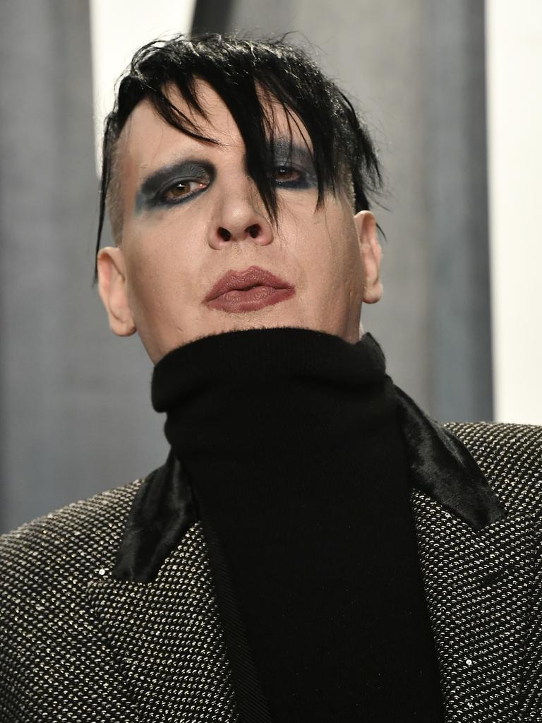 Manson has been dropped by his record company. Picture: Getty