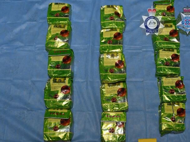 Ice was discovered in packets disguised as tea that resulted in the arrest and prison terms for Wai Chun Cheung and Boon Bing Koo.