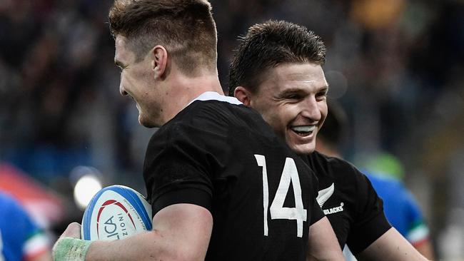 Jordie Barrett - brother of All Blacks legend Beauden Barrett - was ejected from the MCG during the Boxing Day test for sculling a beer.