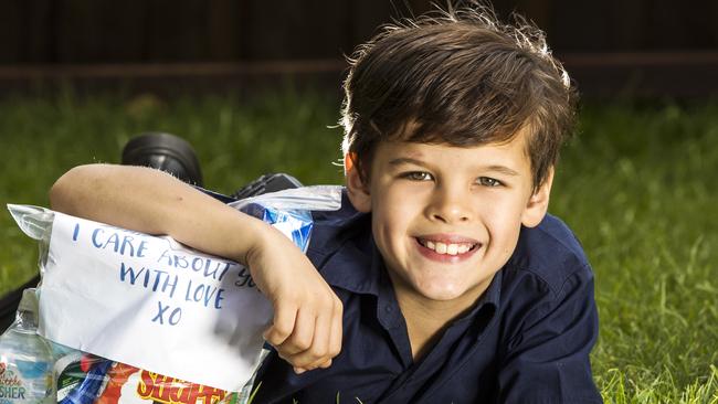 Pride of Australia: Adrian Young Toowoomba Homeless Helper.ADRIAN Young is an inspirational eight-year-old boy with a heart of gold. After noticing a man sleeping rough on the streets of Toowoomba, eight-year-old Adrian decided that things had to change.Picture: NIGEL HALLETT