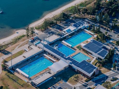 The Gold Coast Aquatic Centre at Southport. Pic: Gold Coast City Council.
