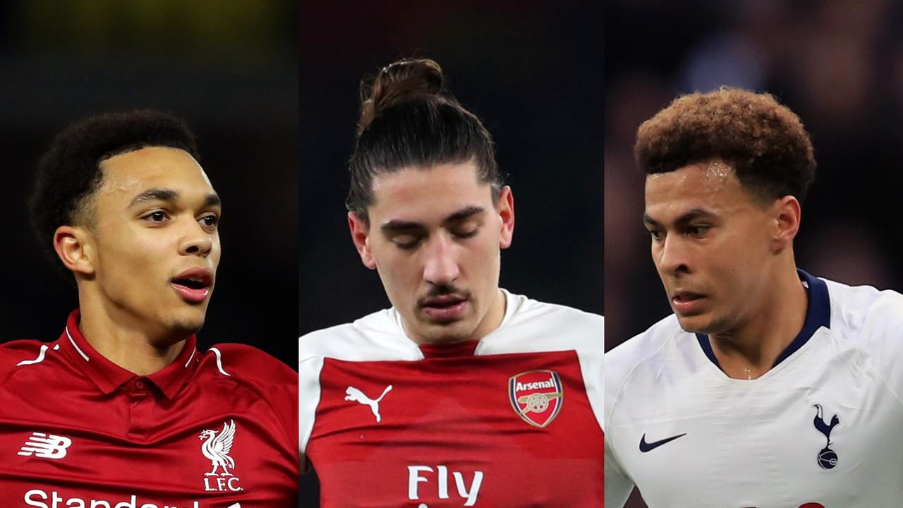 Prem stars like Bellerin and Oxlade-Chamberlain and Dele Alli are