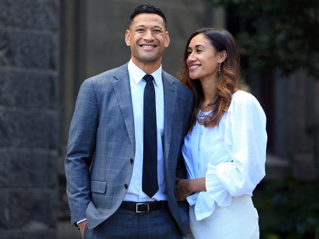 Israel Folau and his wife Maria are hoping to sell their Kenthurst home, in Sydney’s northwest. Picture: Aaron Francis