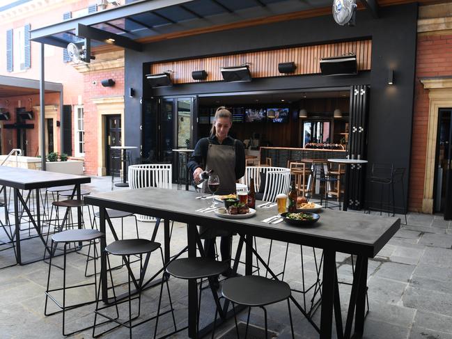 Feathers’ Terrace Bar and Garden. Pic: Tricia Watkinson