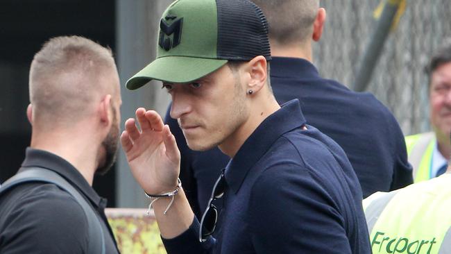 Mesut Ozil is at the centre of German anger after their early exit. Picture: AFP.