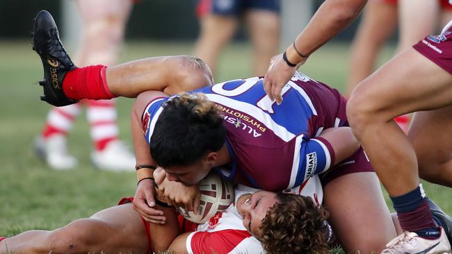 Langer Cup schoolboys rugby league match between Wavell SHS and Palm Beach Currumbin, Brisbane 5th of August 2020. (Image/Josh Woning)