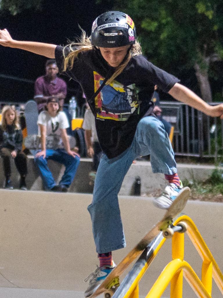 Abby Rose McMahon at Rumble On The Reef Sugar Bowl Skatepark Saturday 23 September 2023 Picture:Michaela Harlow