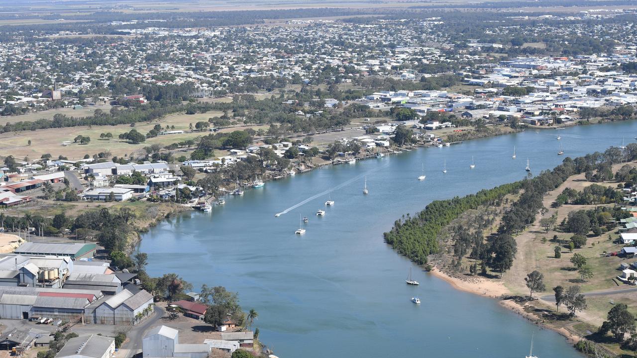 Bundaberg and the Burnett River.