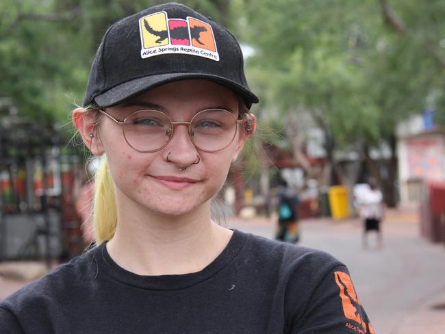 Christabel Moschetti, 22, lives in Alice Springs and has endometriosis, and has had to travel to Sydney to receive treatment in the past. Picture: Gera Kazakov