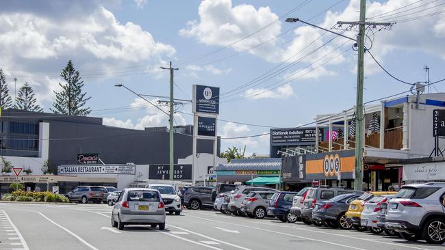 Shops at Nobby Beach. Picture: Jerad Williams