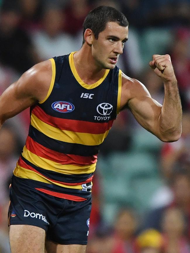 Taylor Walker returned to form in Adelaide’s win over Sydney.