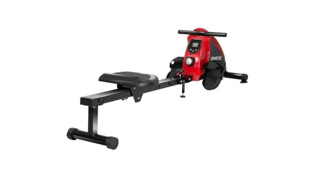 This is the best foldable rowing machine that can also be used as more than just a rower. Image: Myer