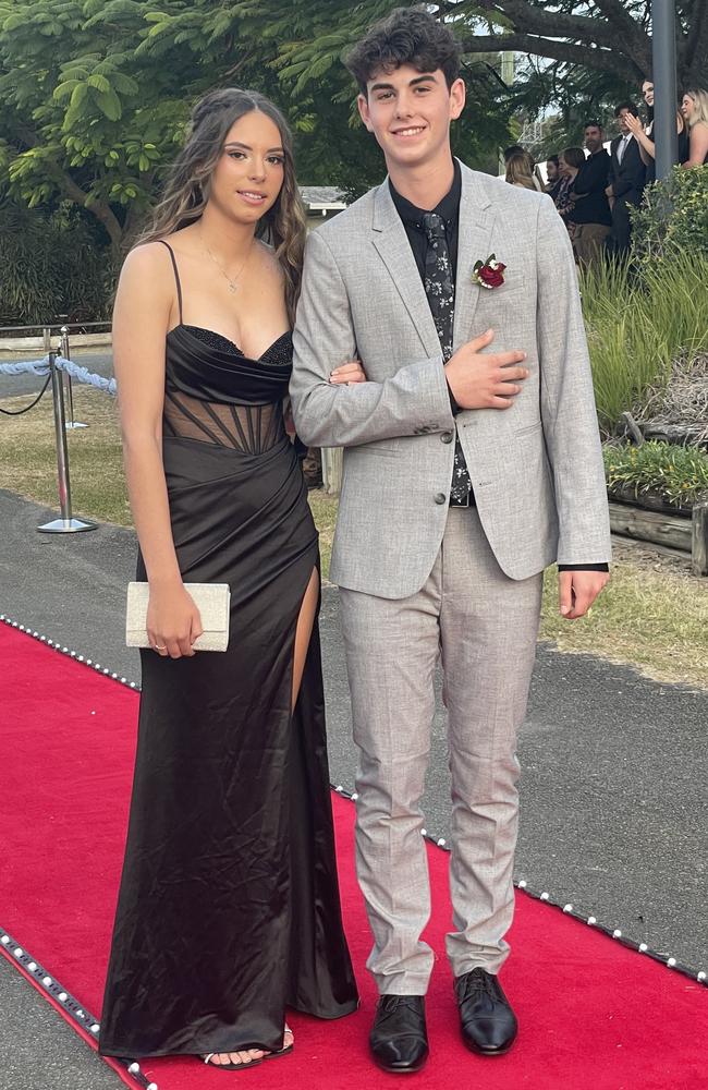 Rilley van Dorsen and Ellyana Haber at the Victory College formal on Friday June 21, 2024.