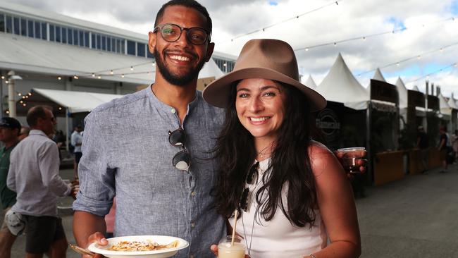 Alex Kombo and Clio Anderson Garwood visiting from London. Tasmania's Taste of Summer day 2. Picture: Nikki Davis-Jones