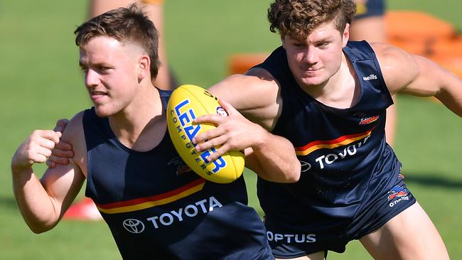 James Rowe (left) shapes as a must-have rookie in KFC SuperCoach.