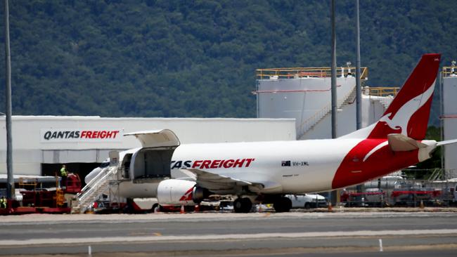 Qantas will continue crucial export links from the Far North to Hong Kong out of the Qantas freight terminal in Cairns (pictured). PICTURE: STEWART McLEAN