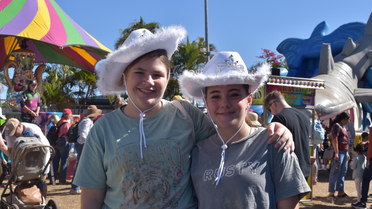Lilith and Alexa at the 2024 Rockhampton Agricultural Show.
