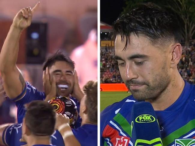 Shaun Johnson is a Warriors hero again. Photo: Fox Sports