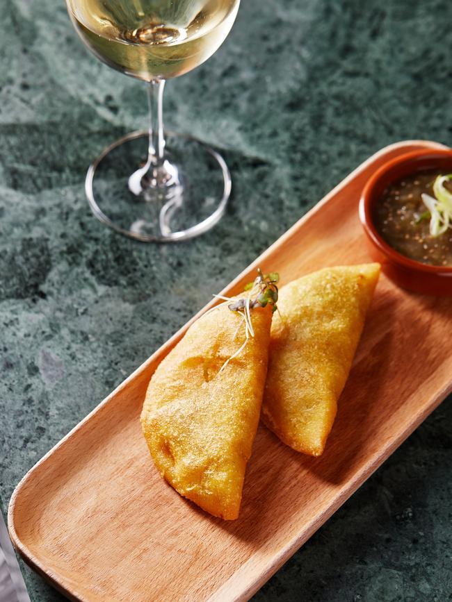 Try the meat or veggie flavoured empanadas. Picture: Griffin Simm