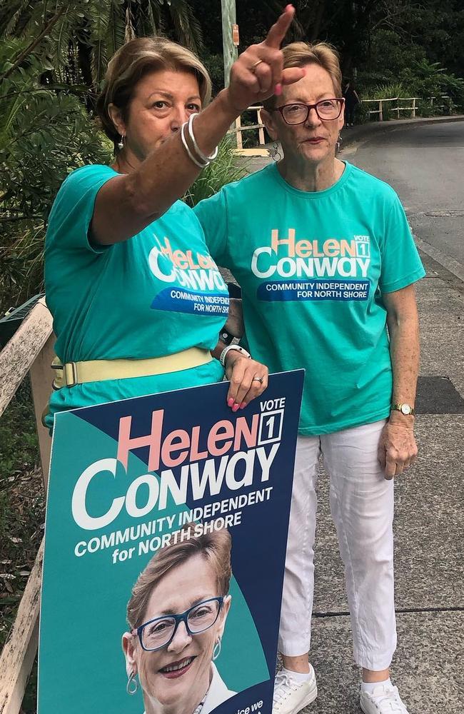 Teal independent Helen Conway is running in the Liberal safe seat of North Shore. Picture: Facebook.