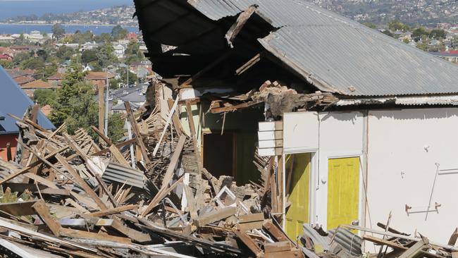 The house at 55 Mount Stuart Rd that was illegally demolished by owned by Darko Krajinovic to make way for a townhouse development. Picture: MATT THOMPSON