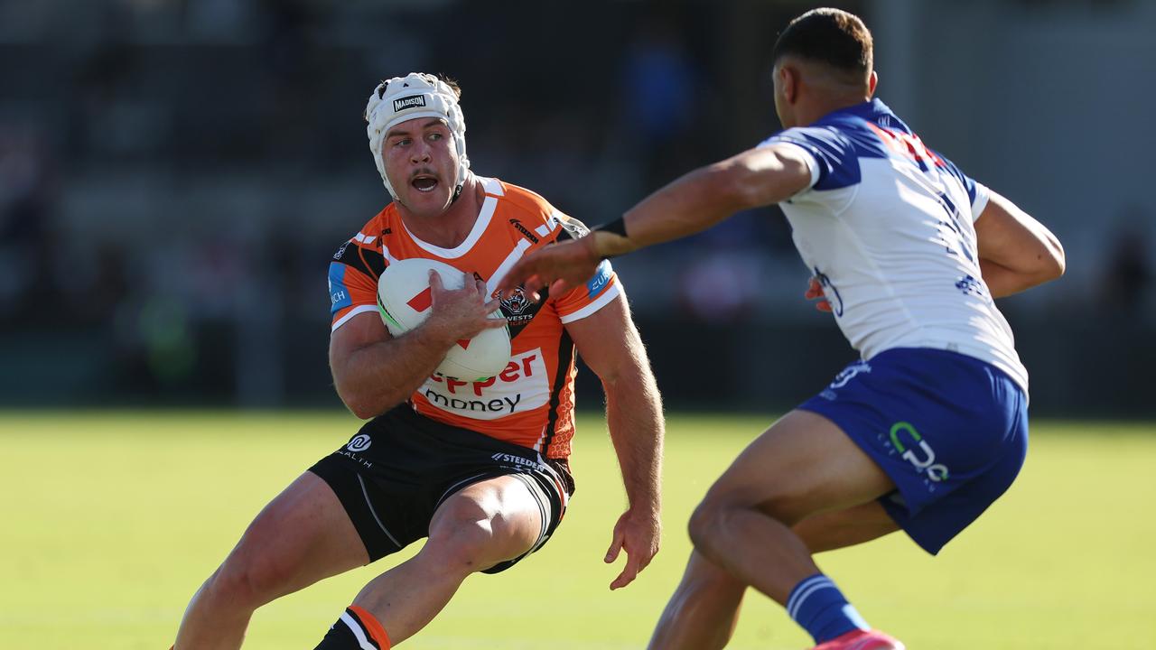 Heath Mason gets his chance. Picture: Mark Metcalfe/Getty Images
