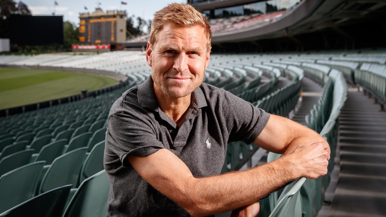 Kane Cornes at Adelaide Oval.