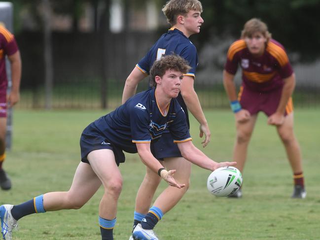 Round 4 of the Townsville Blackhawks Schoolboy Trophy. Ryan Catholic College against Southern Cross Catholic College at Ryan Catholic College. Picture: Evan Morgan
