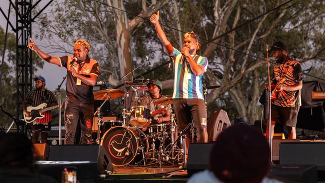 James Range Band will headline the Alice Springs celebrations at Anzac Oval. Picture: Supplied