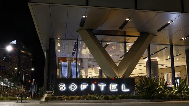 That night the group had partied at Sofitel, Darling Harbour. Picture: Jonathan Ng