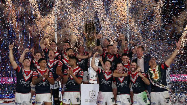 This year’s NRL premiers could be crowned in front of a full house, just as last year’s Roosters were. Picture: Brett Costello