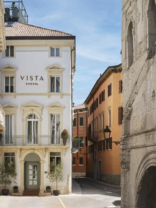 The delightful Vista Palazzo hotel, Verona.