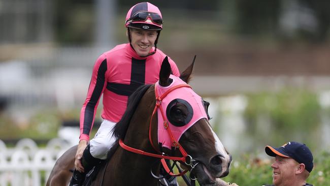 Rory Hutchings (pictured) rides Belladeel for trainer Terry Drayton at Scone. Picture: Getty Images