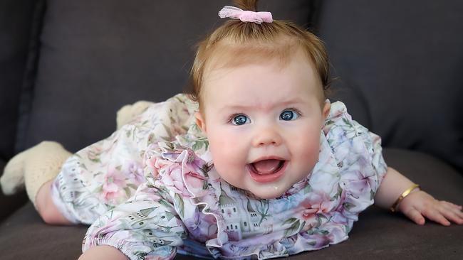 Bonnie was born through Victoria’s public IVF system. Picture: Ian Currie