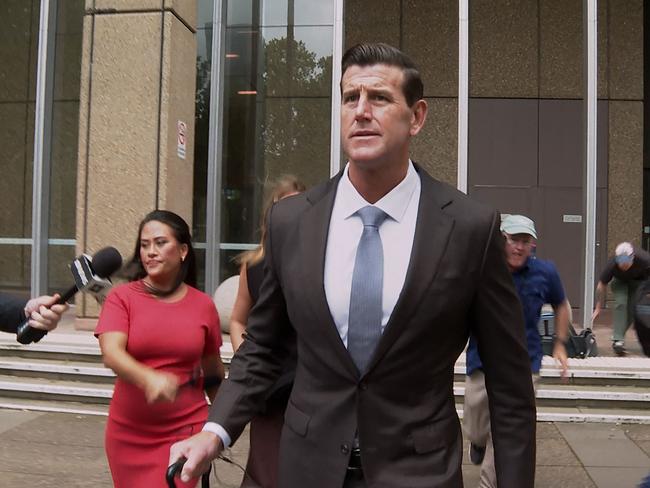 Seven chairman Kerry Stokes footed the mammoth legal bill rung up by Ben Roberts-Smith, pictured. Picture: AFP