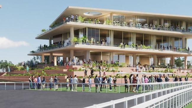 The BRC is keen to build a new grandstand at Eagle Farm. Picture: Supplied