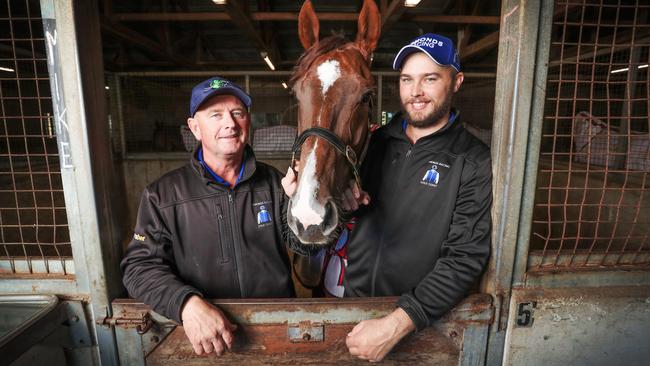 Toby and Trent Edmonds, the father-son team chasing more Group 1 success. Picture: Nigel Hallett