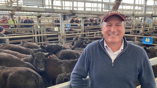 Two Creeks operator Andrew Barker. Leongatha store cattle sale Thursday September 12. PICTURE: Madeleine Stuchbery.