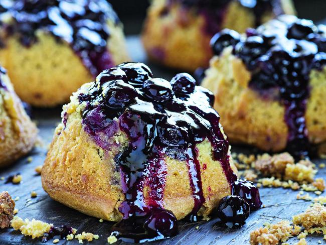 TWAM-20170304 EMBARGO FOR TWAM 4 March 2017 NO REUSE WITHOUT PERMISSION Shannon Martinez WARM MEXICAN CORN & BLUEBERRY PUDDINGS pic ; supplied